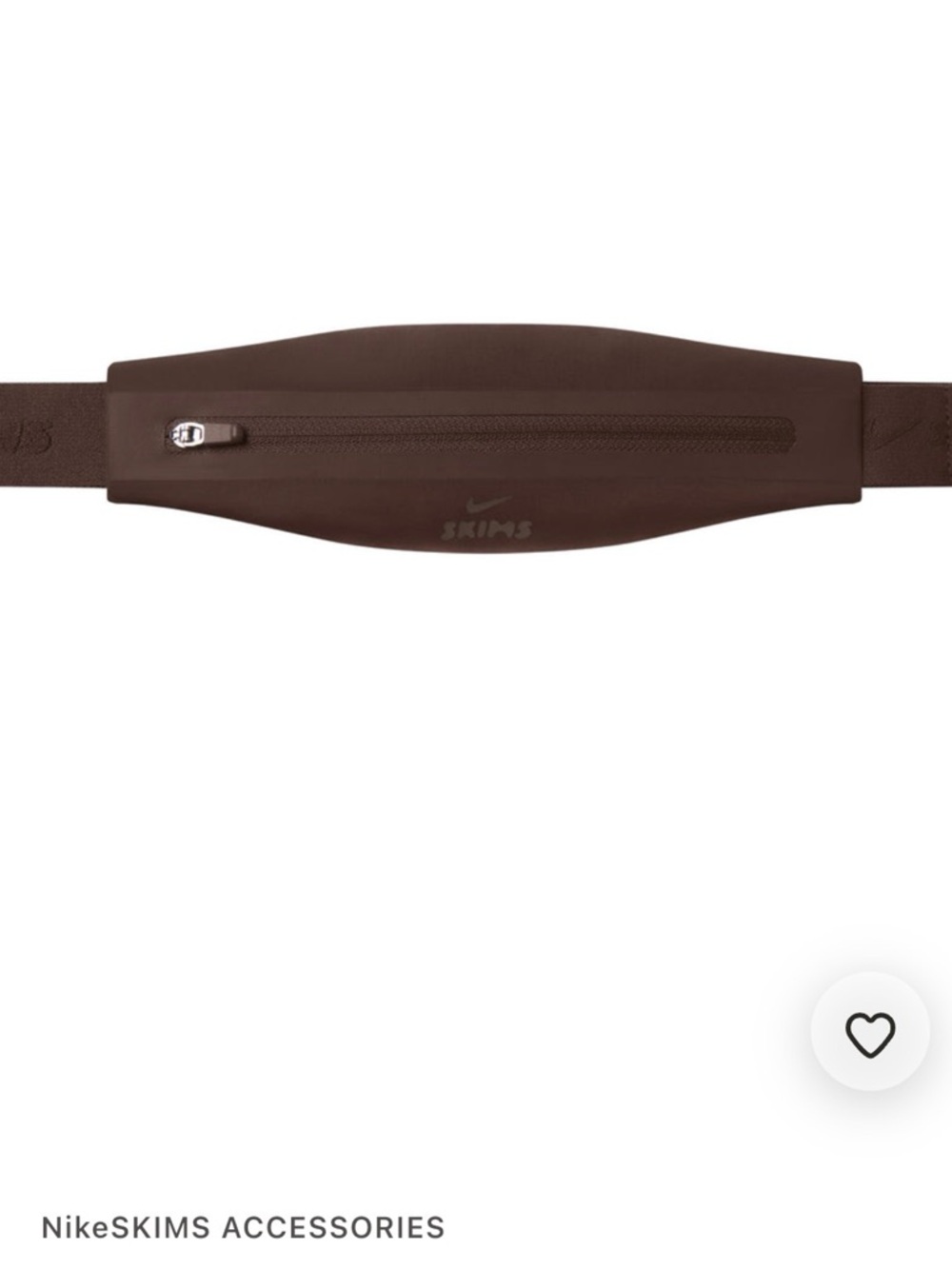 NikeSKIMS Slim Waistpack Set Brown and Black